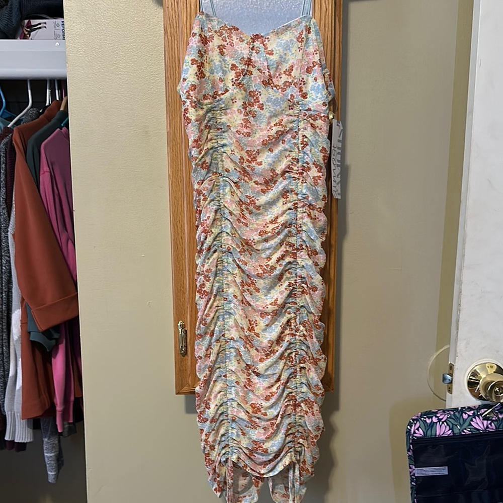 Floral Ruched dress - Multicolor Forever 21